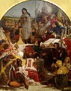 'Chaucer at the Court of Edward III Ford Madox Brown